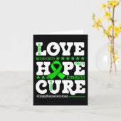 Hope Cure Warrior Nierziekte Awareness Ondersteuni Kaart (Gele Bloem)