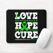 Hope Cure Warrior Nierziekte Awareness Ondersteuni Muismat (Met muis)