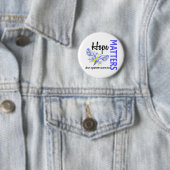 Hope doet Butterfly Down Syndrome Ronde Button 5,7 Cm (In situ)