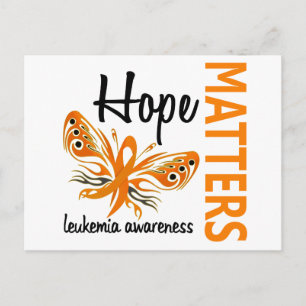 Hope doet butterfly leukemie briefkaart