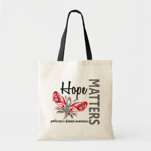 Hope doet Butterfly Parkinson's ziekte Tote Bag