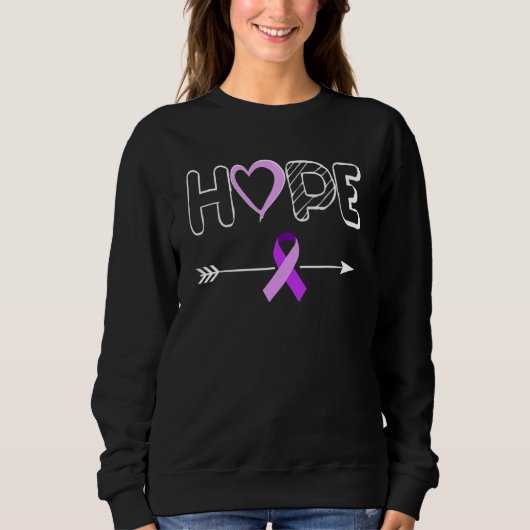 Hope Domestic Violence Ribbon Domestic Violence Aw Trui (Voorkant)