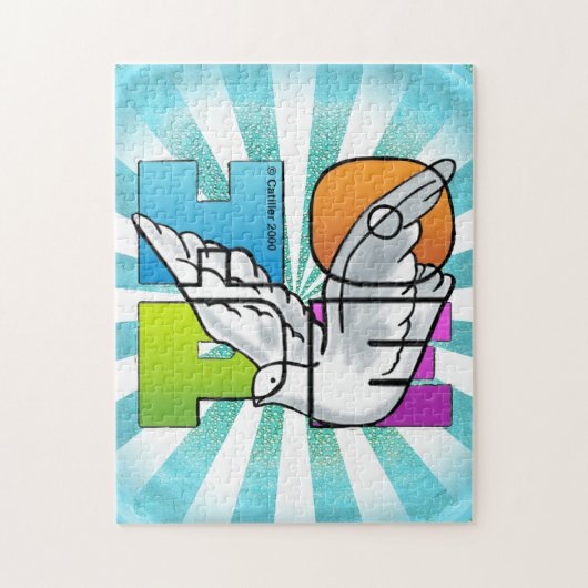 Hope Dove Christelijke puzzel (Verticaal)