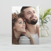 Hope Dream Photo Wedding Sla de datum op Kaart (Staand voorkant)