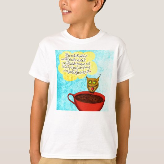 Hope drijft Coffee Love T-shirt (Voorkant)