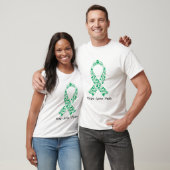 Hope Emerald Green Awareness Ribbon T-shirt (Unisex)