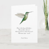 Hope Emily Dickinson Note Kaart (Voorkant)