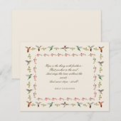 Hope Emily Dickinson Notitiekaartje (Voorkant / Achterkant)