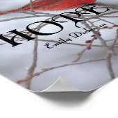 Hope, Emily Dickinson Poster (Hoek)