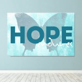 Hope Endures Canvas Afdruk (Insitu (Houten vloer))