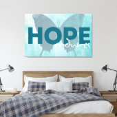 Hope Endures Canvas Afdruk (Insitu (Slaapkamer))