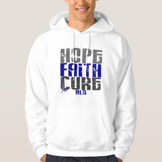 HOPE FAITH CURE ALS HOODIE (Voorkant)