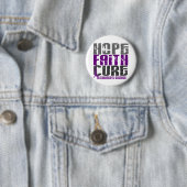 HOPE FAITH CURE ALZHEIMER DISEASE RONDE BUTTON 5,7 CM (In situ)