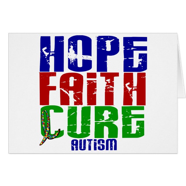 HOPE FAITH CURE AUTISM (Voorkant Horizontaal)