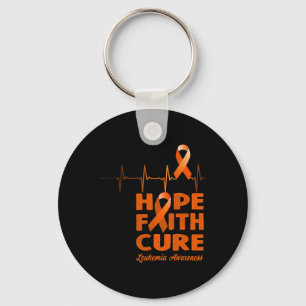 Hope Faith Cure - Bewustzijn van leukemie Sleutelhanger
