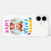 Hope Faith Love Case-Mate iPhone Case (Achterkant (horizontaal))