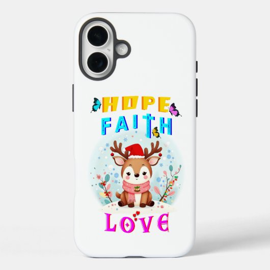 Hope Faith Love Case-Mate iPhone Case (Achterkant)