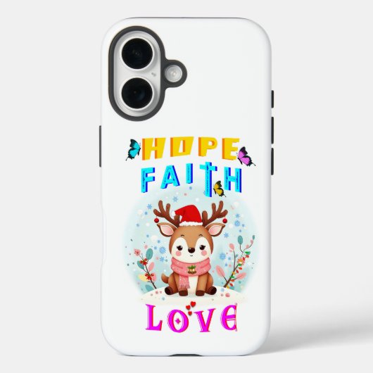 Hope Faith Love Case-Mate iPhone Case (Achterkant)