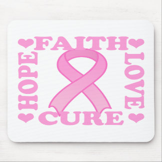 Hope Faith Love Cure Mousepad Muismat