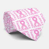 Hope Faith Love Cure Stropdas (Opgerold)