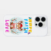 Hope Faith Love iPhone Hoesje (Achterkant horizontaal)