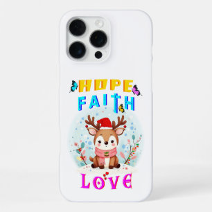 Hope Faith Love iPhone 16 Pro Max Hoesje