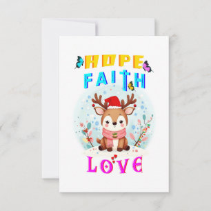 Hope Faith Love Kaart