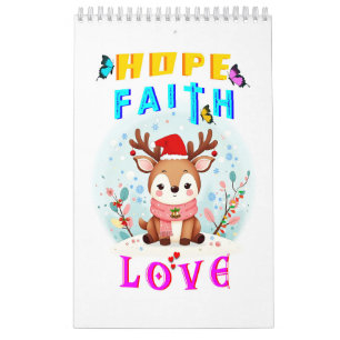 Hope Faith Love Kalender