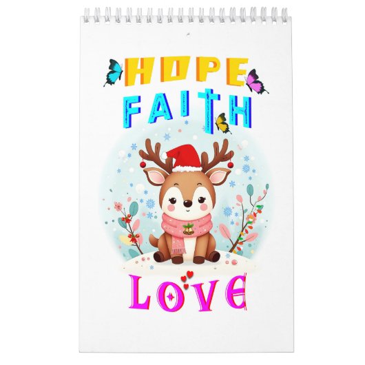 Hope Faith Love Kalender (Hoes)