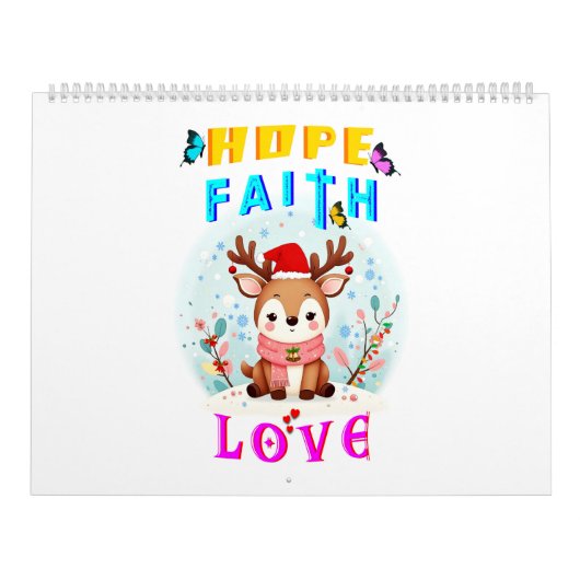 Hope Faith Love Kalender (Hoes)