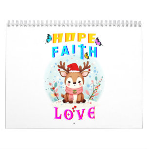 Hope Faith Love Kalender
