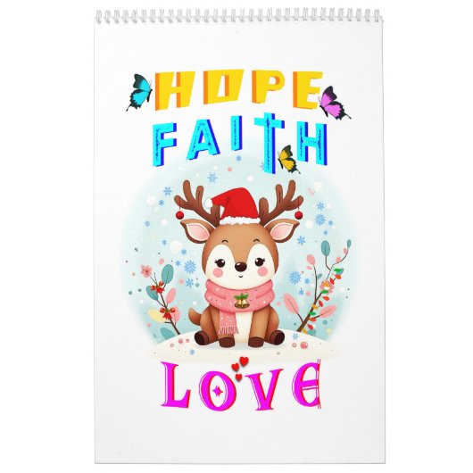 Hope Faith Love Kalender (Hoes)