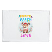 Hope Faith Love Kussensloop (Achterkant-Links)