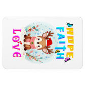 Hope Faith Love Magneet (Horizontaal)