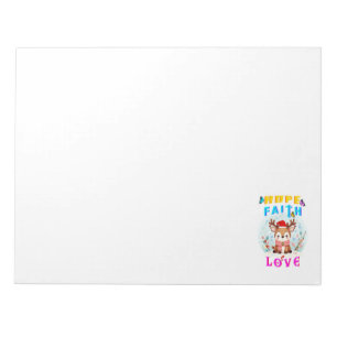 Hope Faith Love Notitieblok