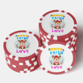 Hope Faith Love Poker Chips (Opstapeling)