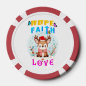Hope Faith Love Poker Chips (Achterkant)