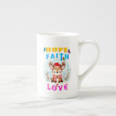 Hope Faith Love Porselein Kop (Rechts)