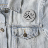 Hope Faith Love Sterke Melanoma Ronde Button 5,7 Cm (In situ)