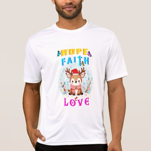 Hope Faith Love T-shirt (Voorkant)