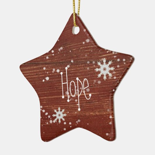Hope Faith Ornament (Links)