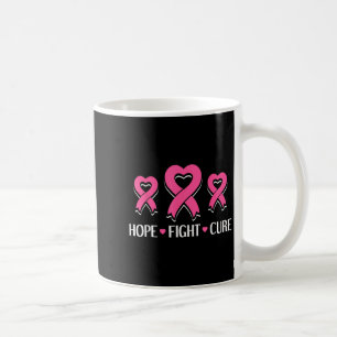 Hope Fight Cure - Borstkanker Awareness Month Koffiemok
