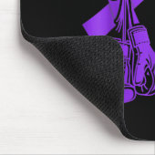 Hope Fight Cure Periwinkle Ribbon maagkanker A Muismat (Hoek)