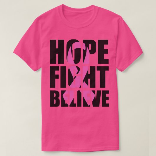 HOPE FIGHT GELOOF T-SHIRT (Design voorkant)