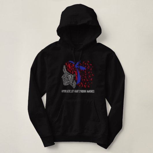 Hope Fight Hypoplastic left Heart Syndrome HLHS Aw Hoodie (Design voorkant)