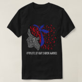 Hope Fight Hypoplastic left Heart Syndrome HLHS Aw T-shirt (Design voorkant)