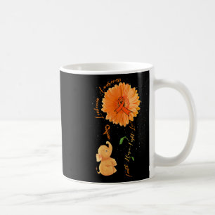 Hope Fight Love Elephant Zonnebloem Leukemie Aware Koffiemok