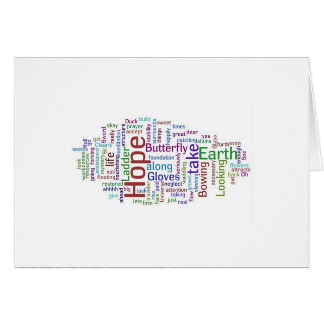 Hope Floats Card (Voorkant Horizontaal)