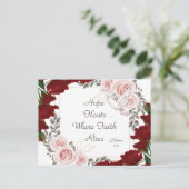 Hope Floats  Floral Briefkaart Hebrews 11:1 (Staand voorkant)