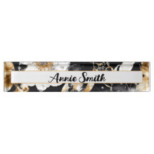 Hope Floral Desk Naam Bord (WM1003-DNP)